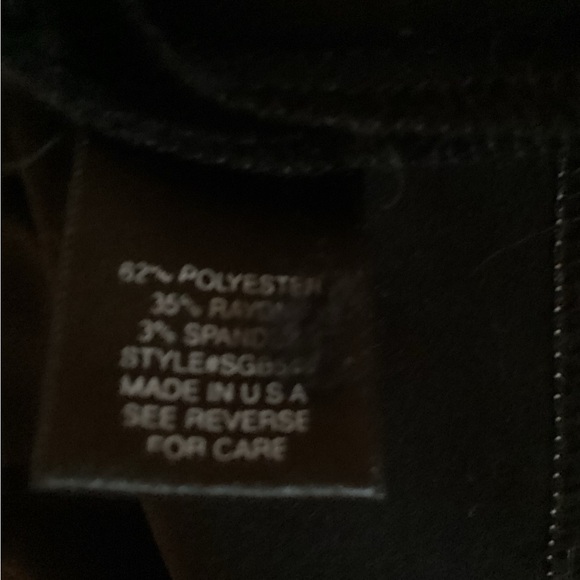 Arden B. Vintage Black Skirt With White Lace Trim Size 10 - Picture 9 of 9